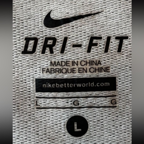 Nike Gray Dri-FIT Full Zip High Collar Jacket - Picture 4 of 11